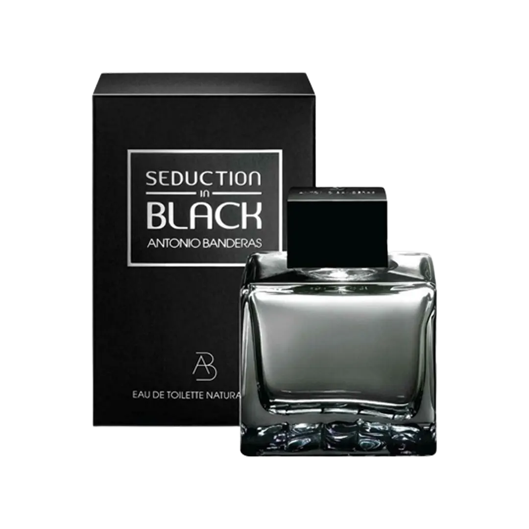 Antonio Banderas Seduction In Black Eau De Toilette Pour Homme - 2 Sizes