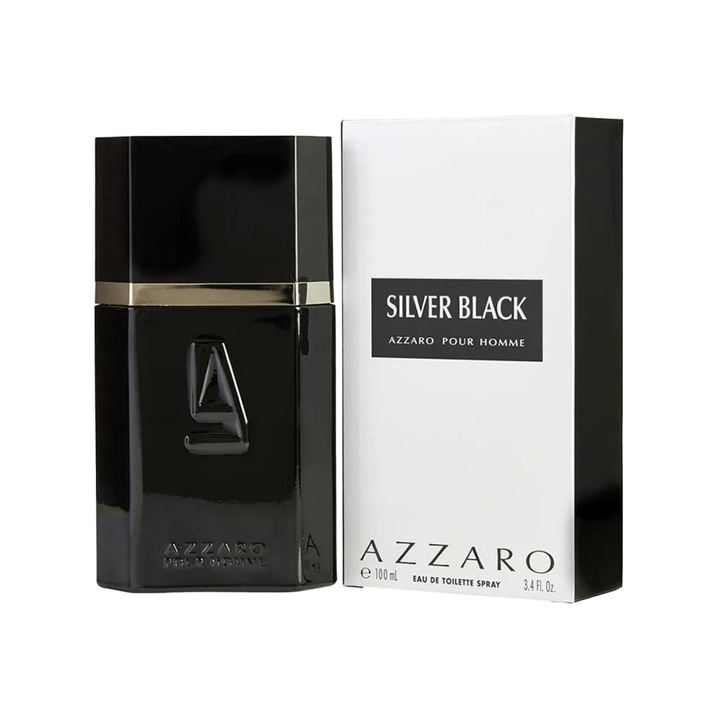 Azzaro Silver Black Eau De Parfum Pour Homme - 100ml