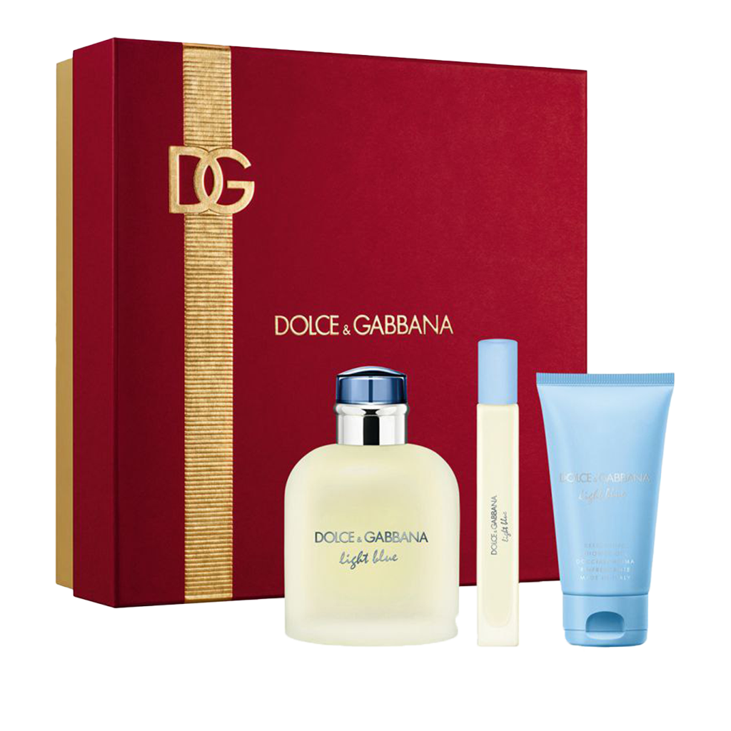 Dolce & Gabbana Light Blue Eau De Toilette Men's Gift Set