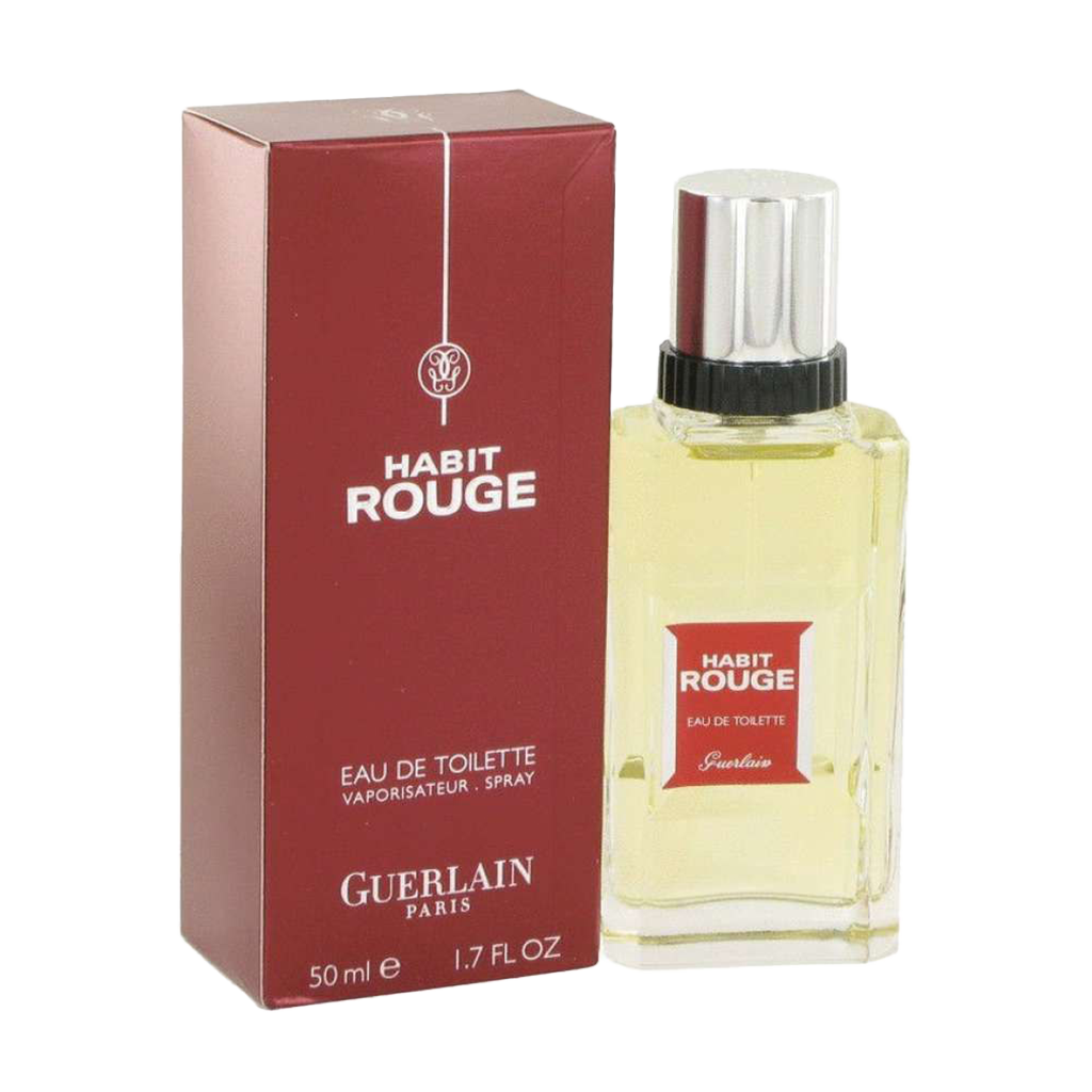 Guerlain Habit Rouge Eau De Toilette Pour Homme - 3 Sizes