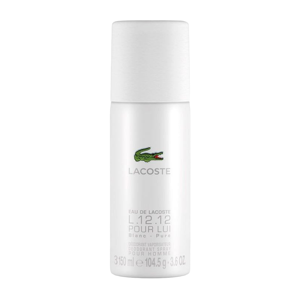 Lacoste Blanc L.12.12 Deodorant Spray Pour Homme - 150ml